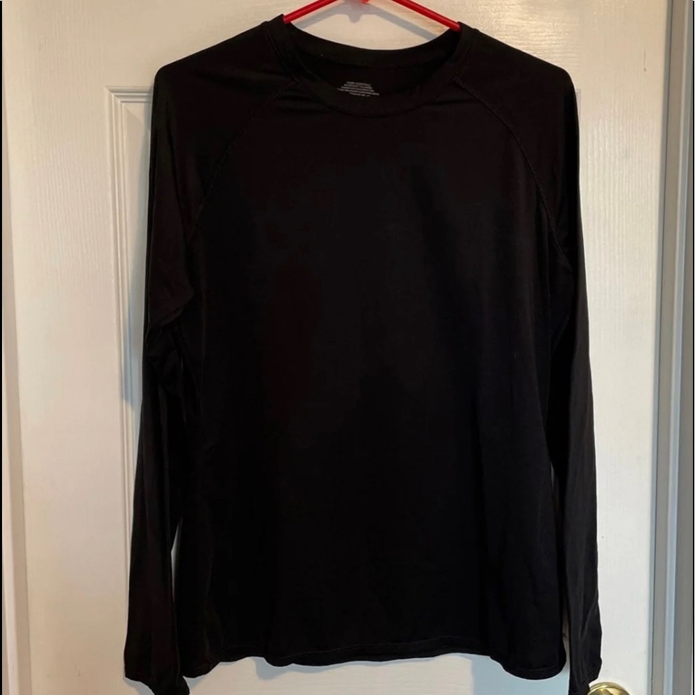 Warm Essentials Black Long Sleeve Top